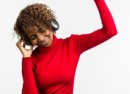 Girl listening to music